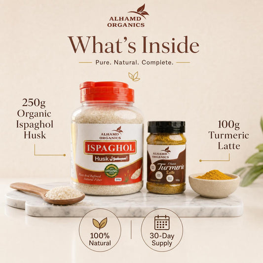 Turmeric Latte and Psyllium Husk