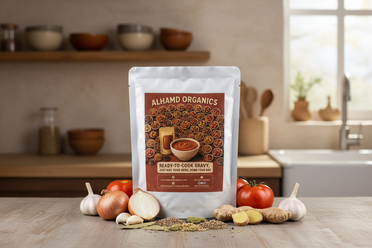 Alhamb Organics ready-to-cook gravy 