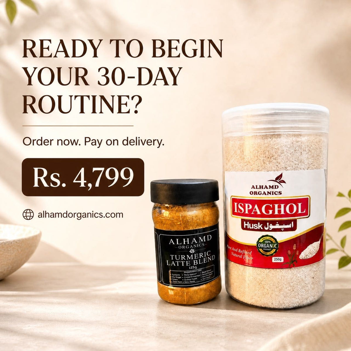 Golden Milk or Tea after meals and Golden Fibre for pre meals