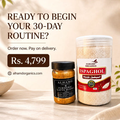 Golden Milk or Tea after meals and Golden Fibre for pre meals